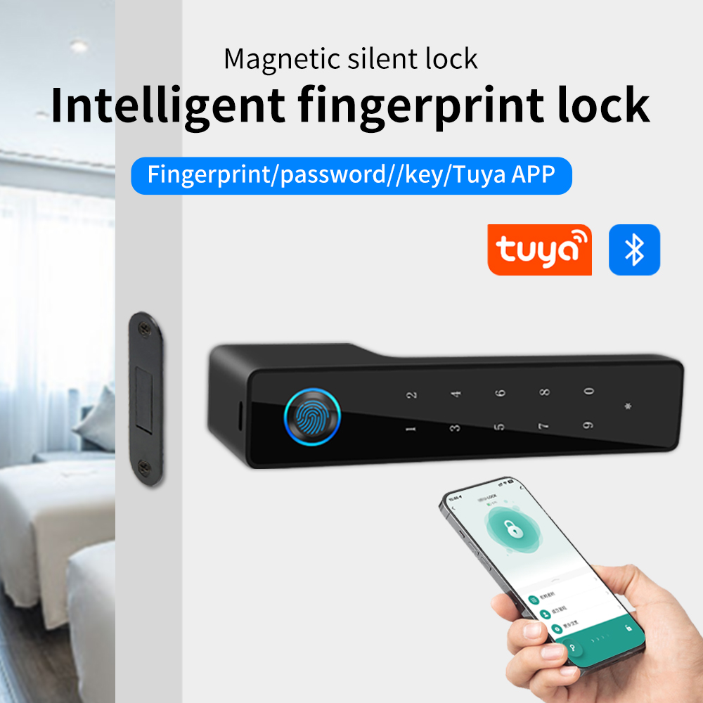 Furniture Hardware Manufacturer - Minimalist Electronic Fingerprint Silent Door Lock