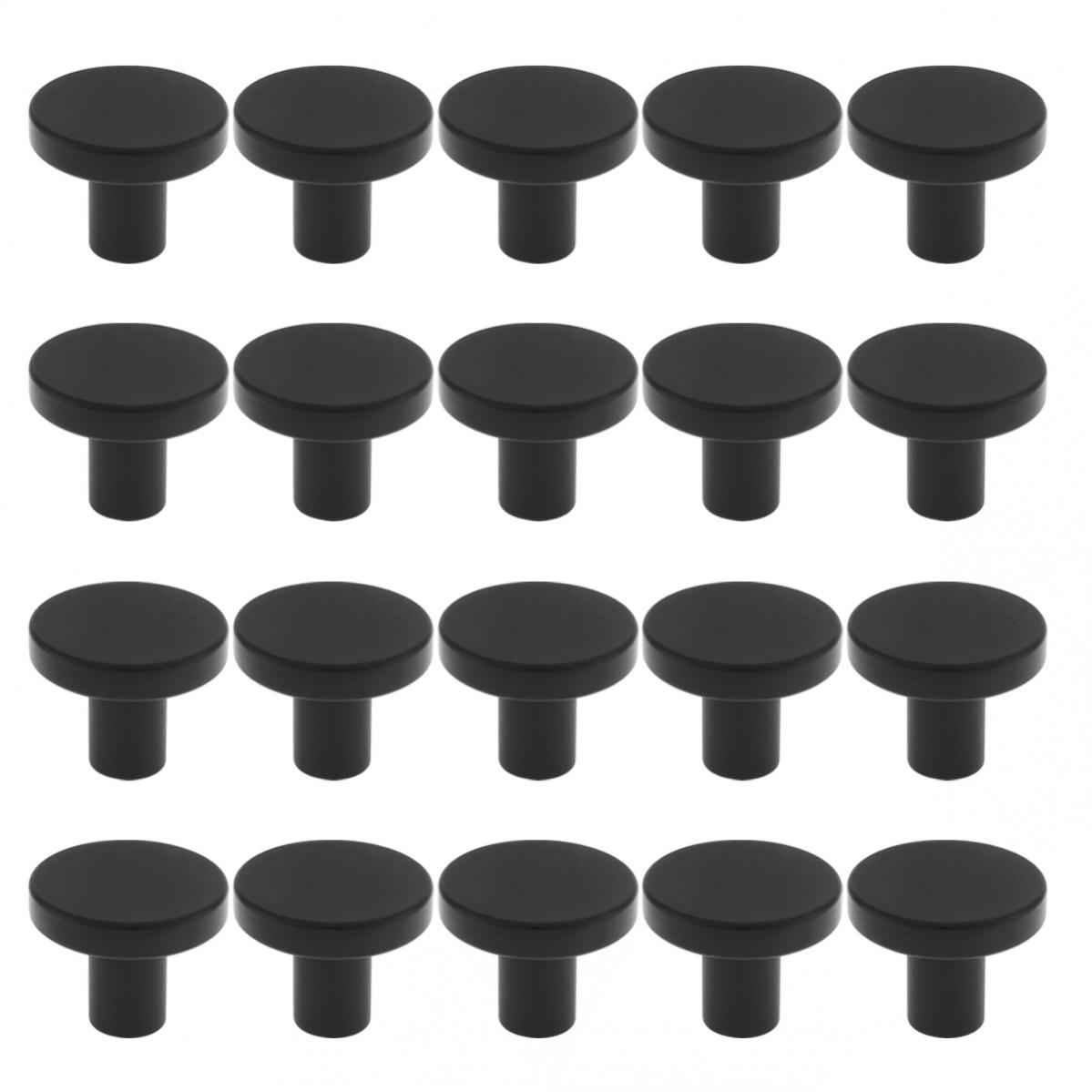 Furniture Hardware Manufacturer - 20Pcs Round Kitchen Cabinet Knobs Solid