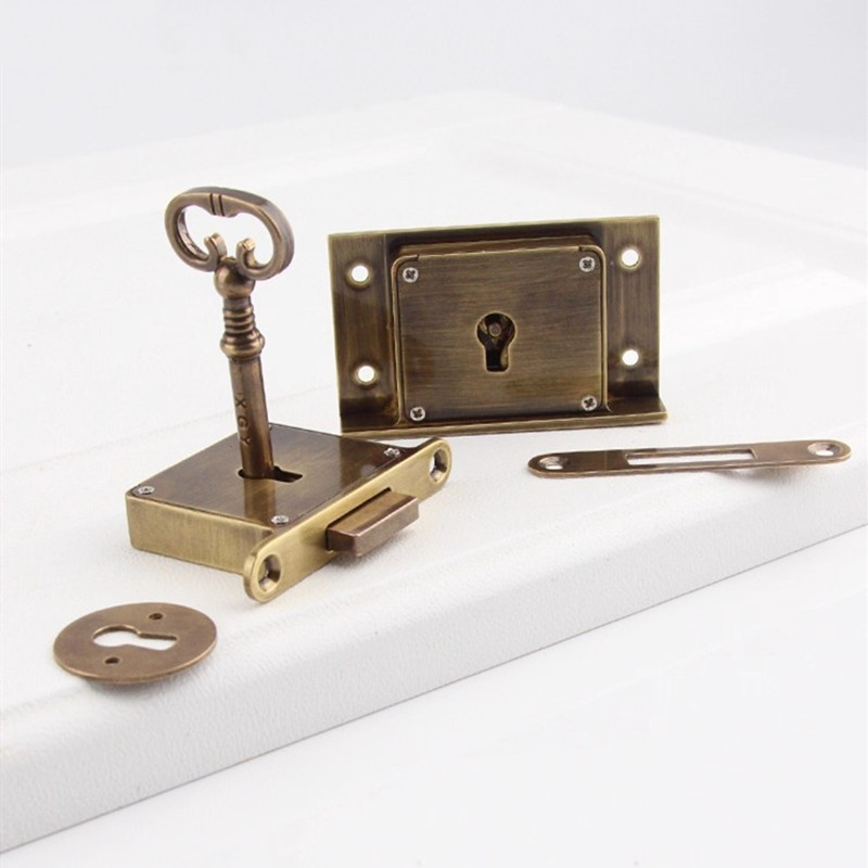 Furniture And Hardware Supplies - 1PC Antique-style Drawer Lock Desk and