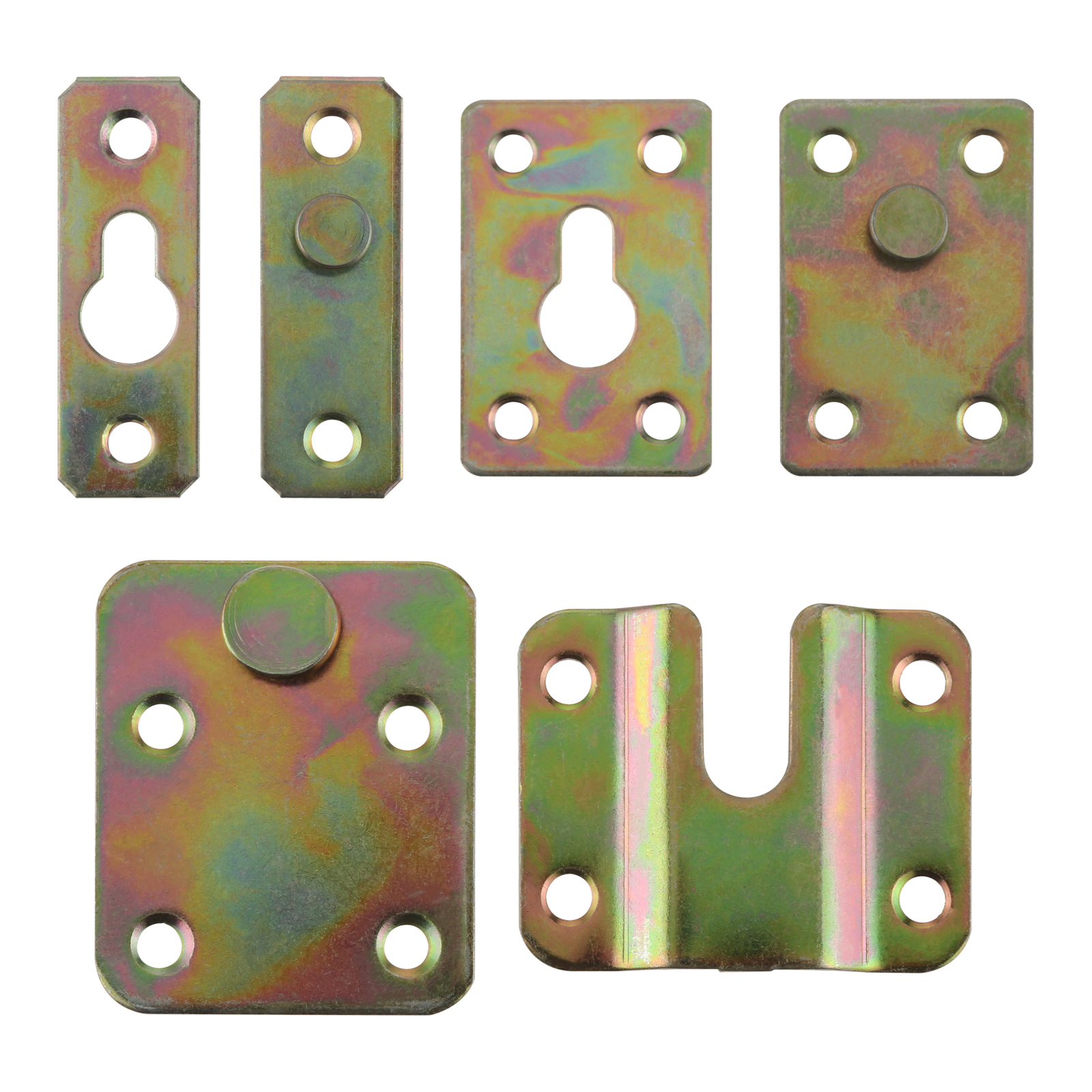 Furniture Joinery Hardware - 1 Sets Iron Wood Bed Fittings