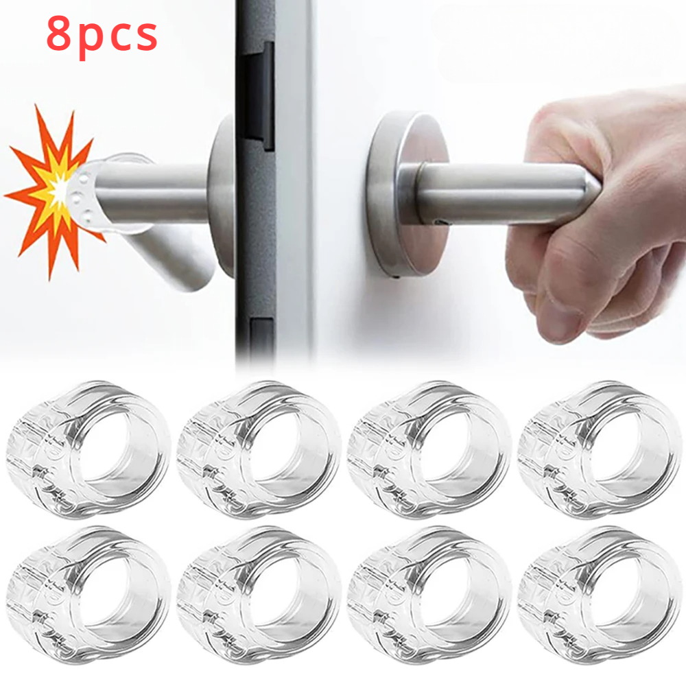 Furniture And Hardware Supplies - Door Protector Doorstop Transparent Safety Supplies