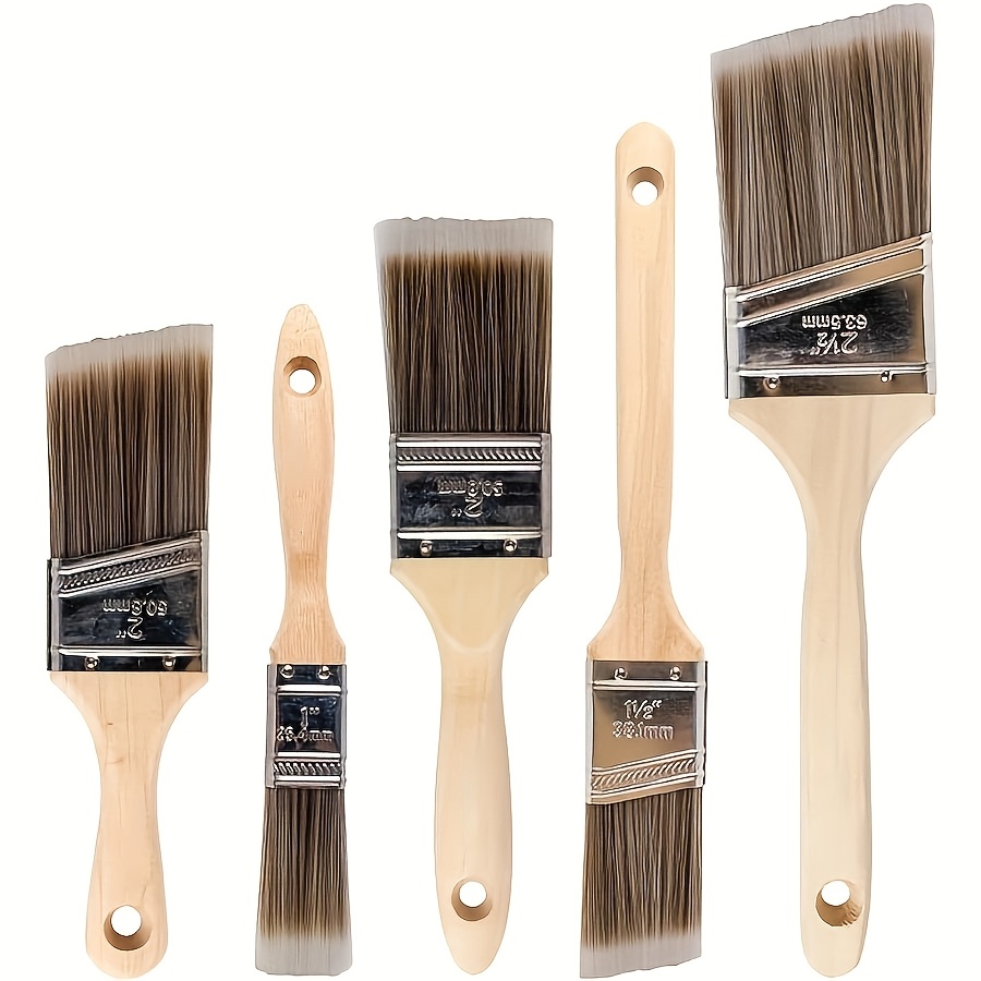 5Pcs High Quality Paint Brush  - Furniture Hardware Wood 评论和价格