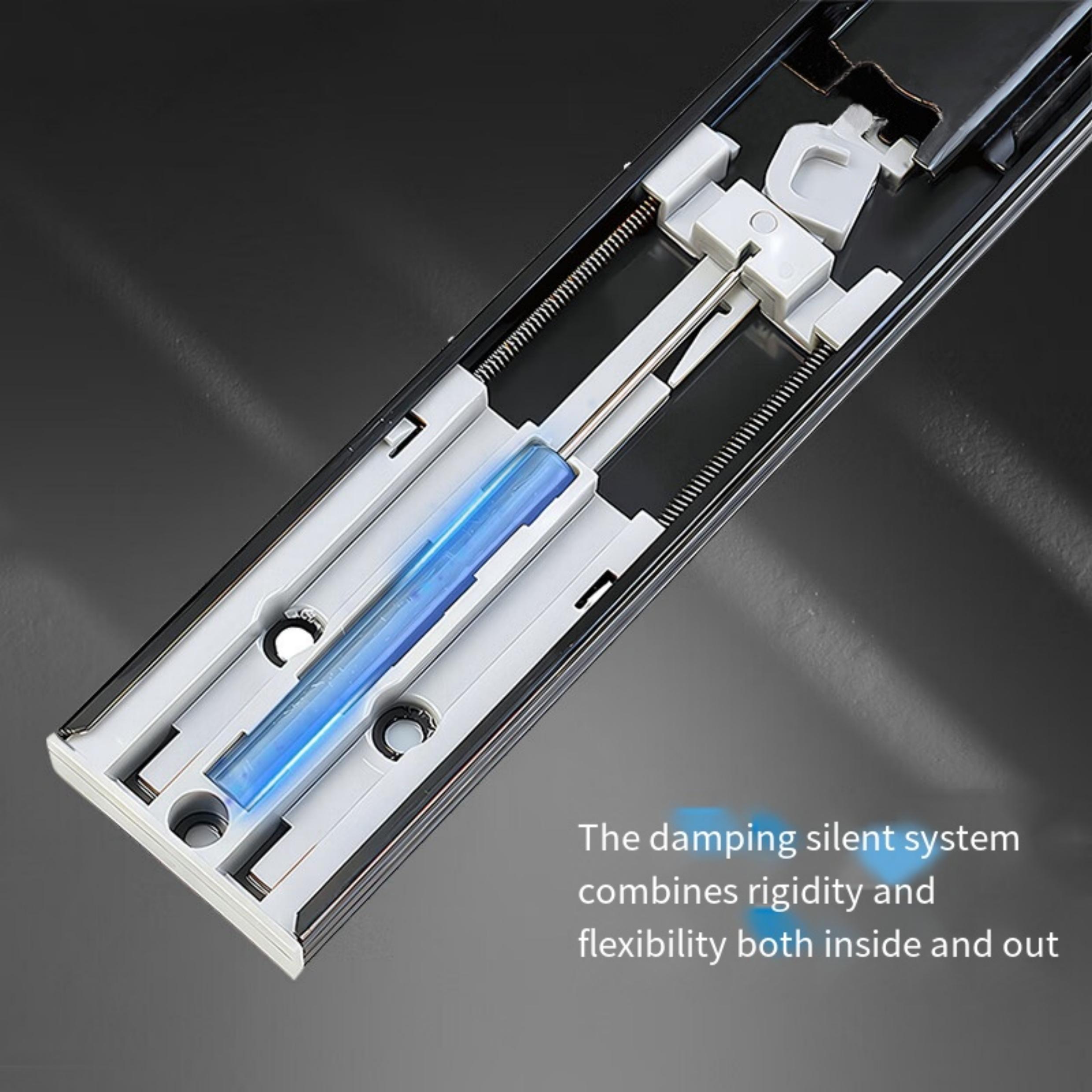 2Pcs Metal Buffer Drawer Slide - Furniture Hardware And Fittings 评论和价格