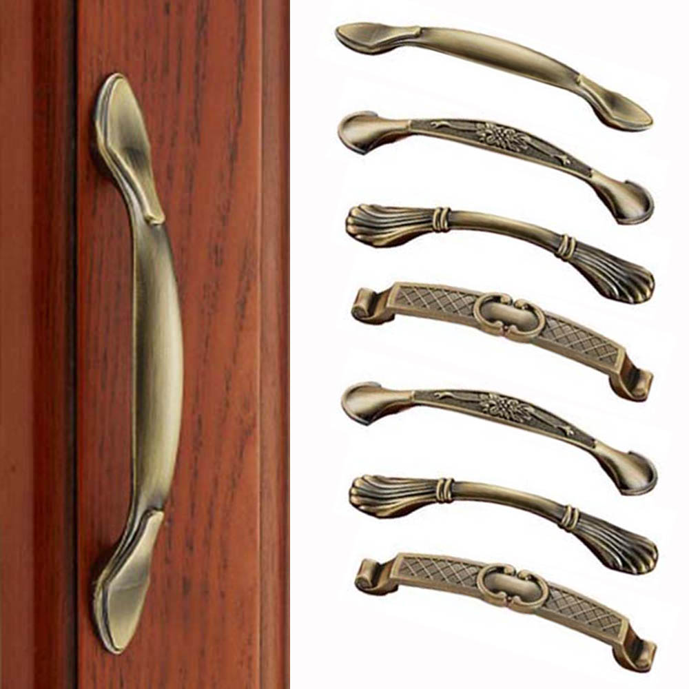 Vintage Bronze Wardrobe Dresse - Furniture Hardware Handles 评论和价格