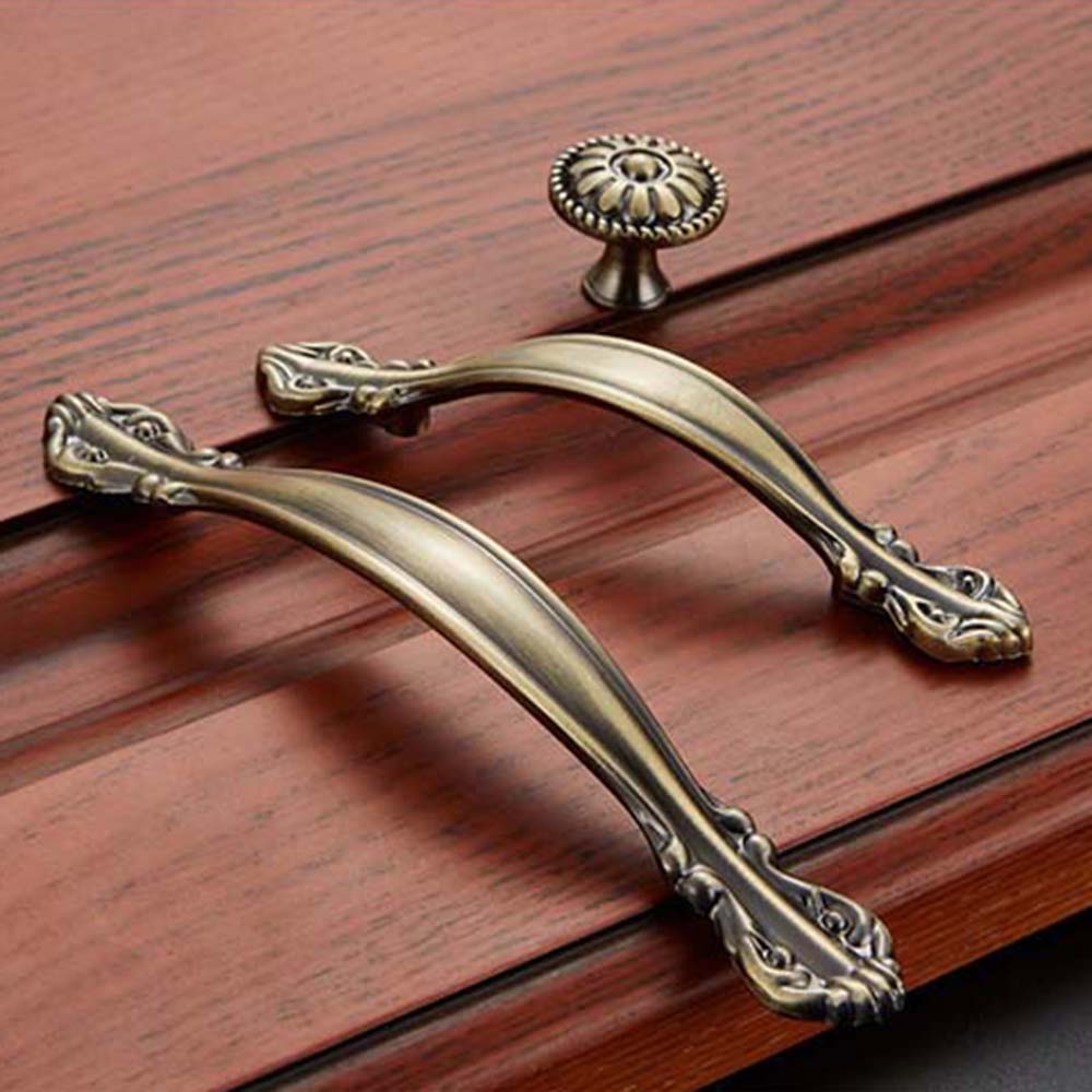 Vintage Bronze Wardrobe Dresse - Furniture Hardware Handles 评论和价格