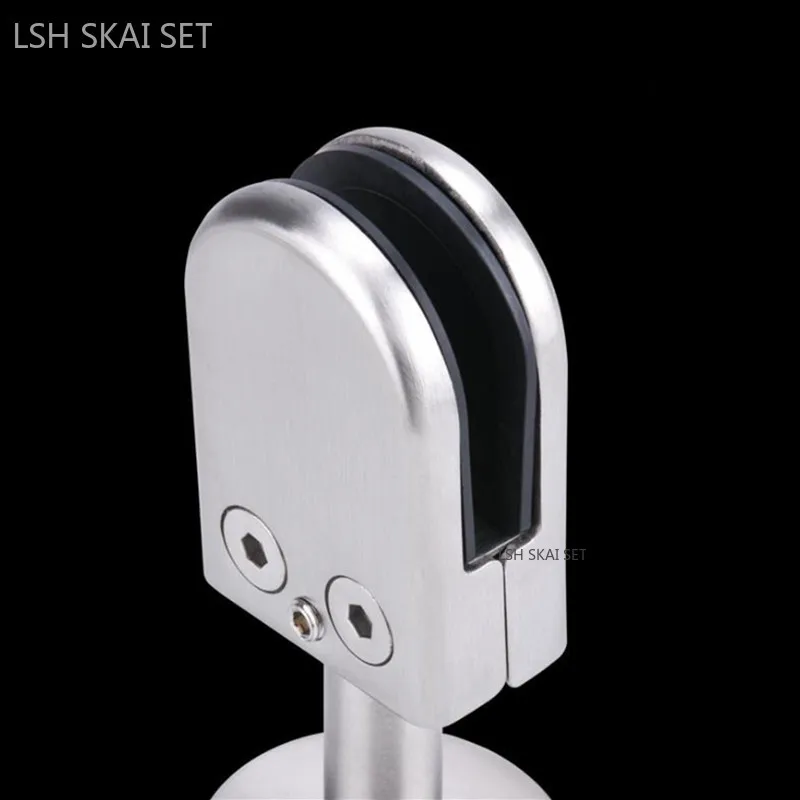 1pc Stainless Steel Glass Clam - Furniture Hardware 评论和价格