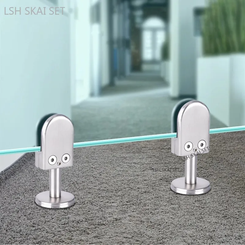 1pc Stainless Steel Glass Clam - Furniture Hardware 评论和价格