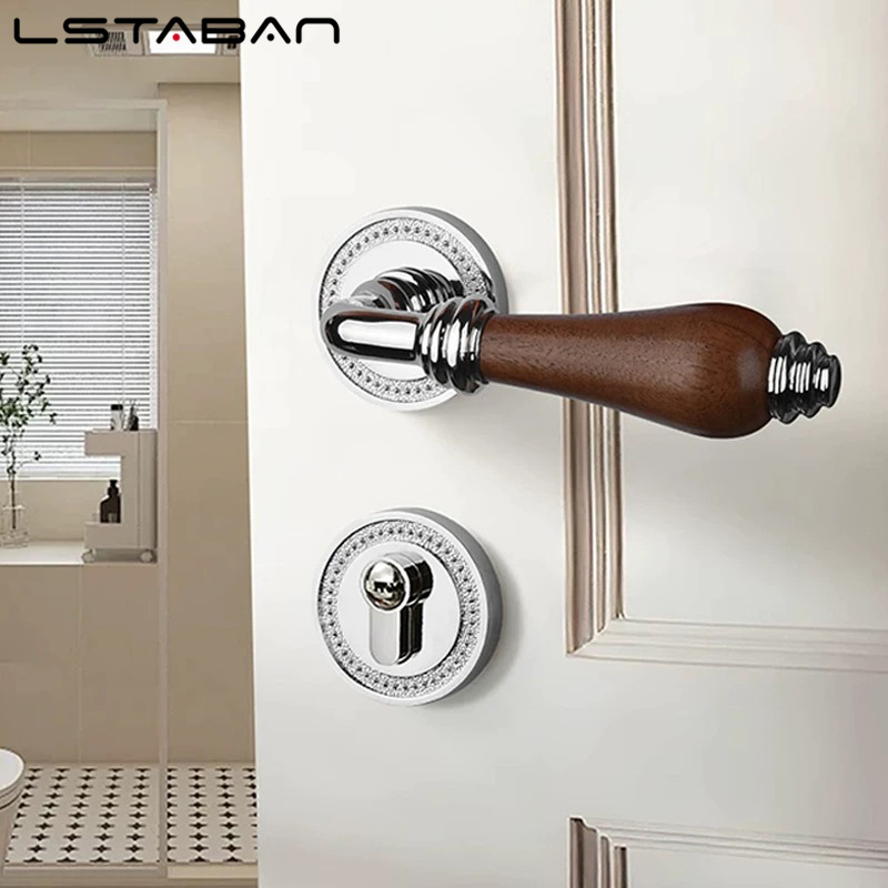 Euro Walnut Wood Handle Door L - Furniture Hardware Handles 评论和价格
