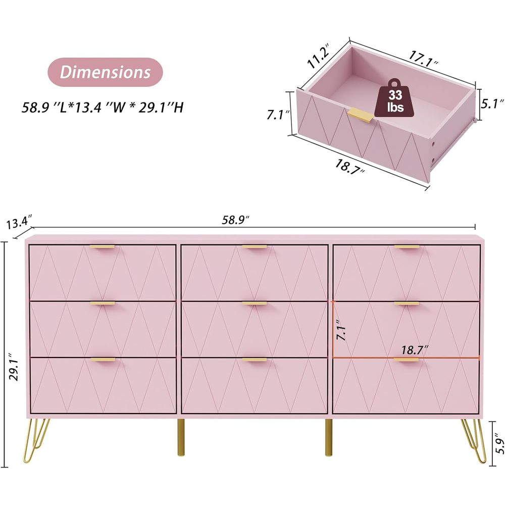 Bedroom Set with Gold Hardware - Furniture Hardware 评论和价格