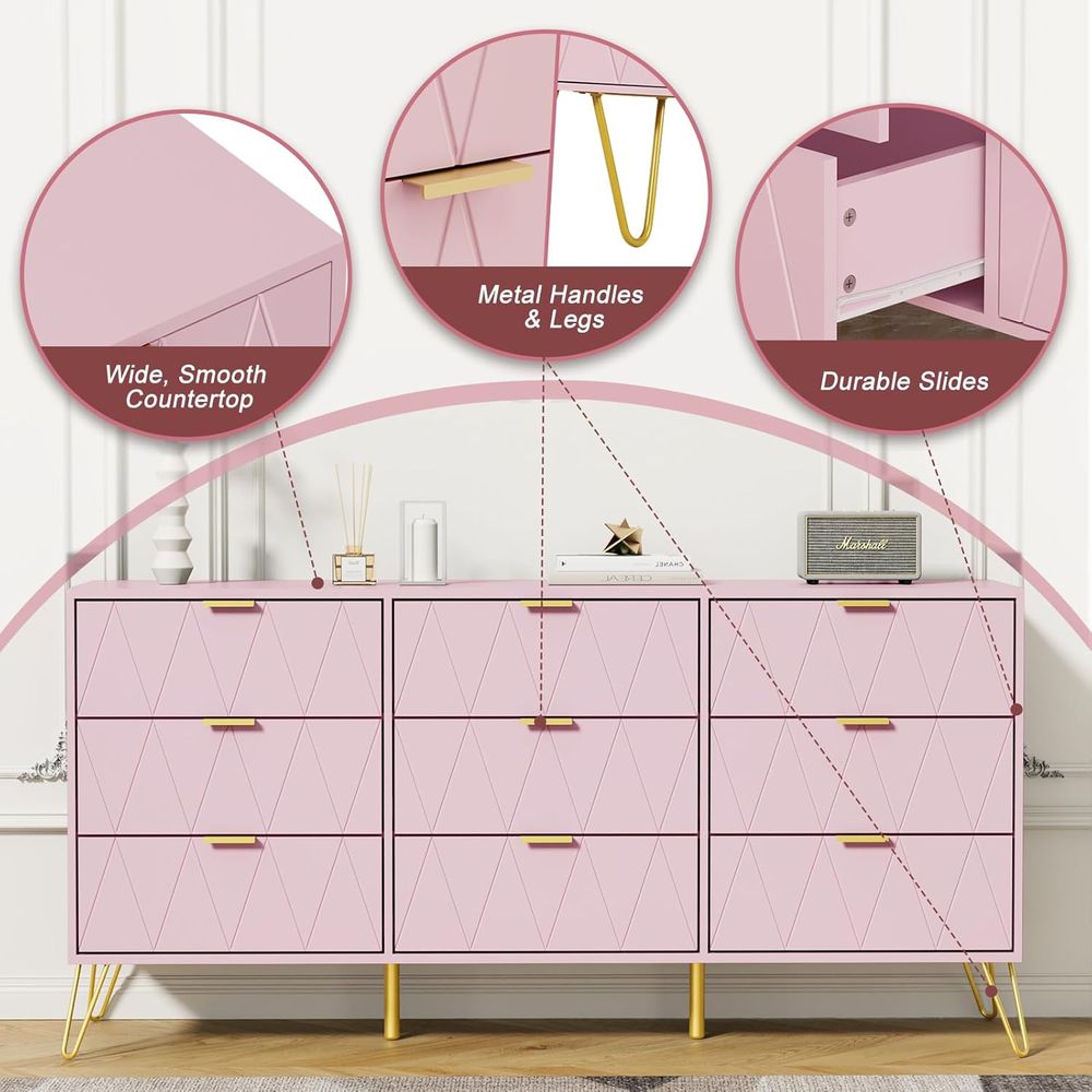 Bedroom Set with Gold Hardware - Furniture Hardware 评论和价格