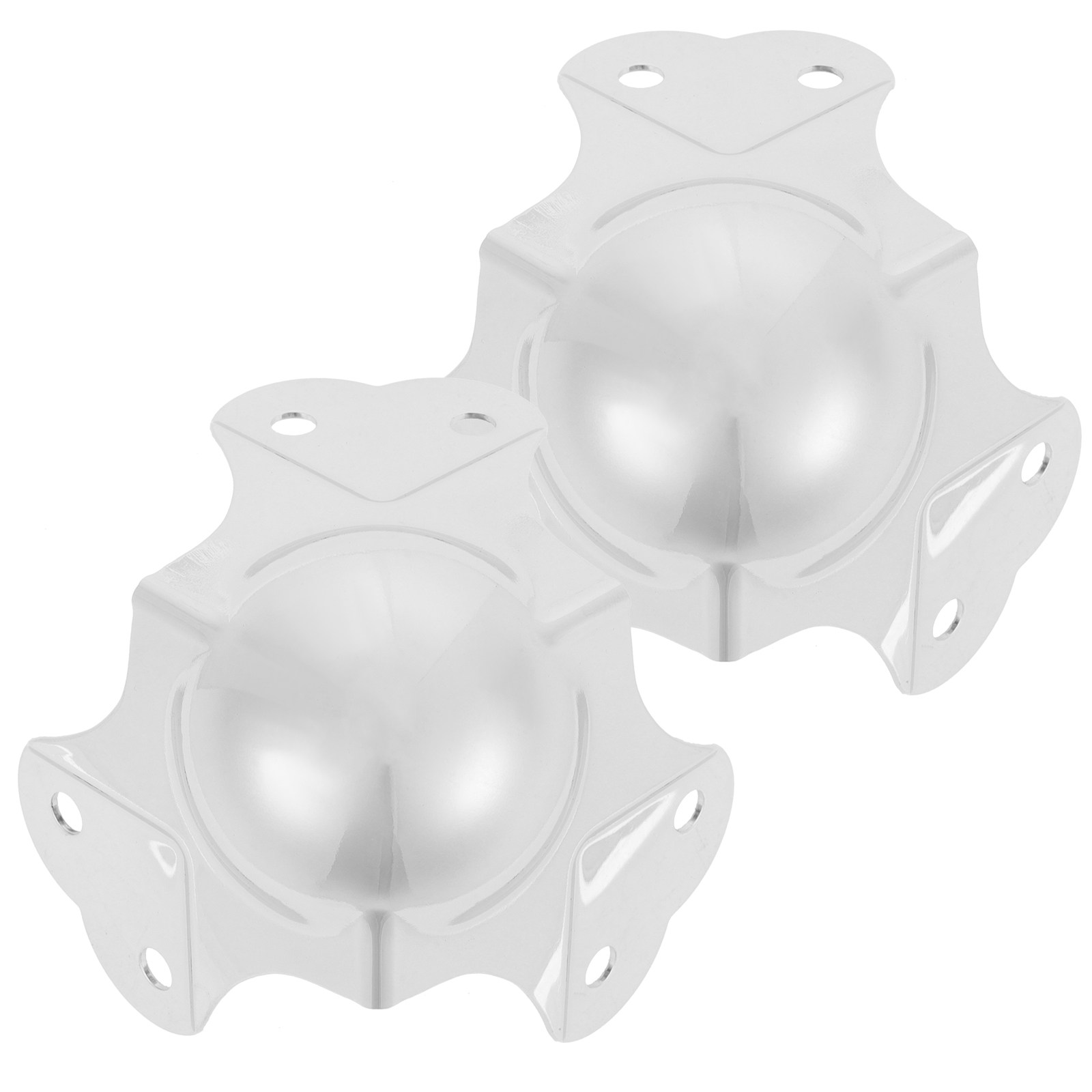 2Pcs Silver Alloy Corner Edge  - Furniture Hardware 评论和价格