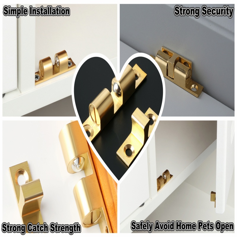 3/6pcs Cabinet Closet Door Bal - Furniture Hardware Manufacturer 评论和价格