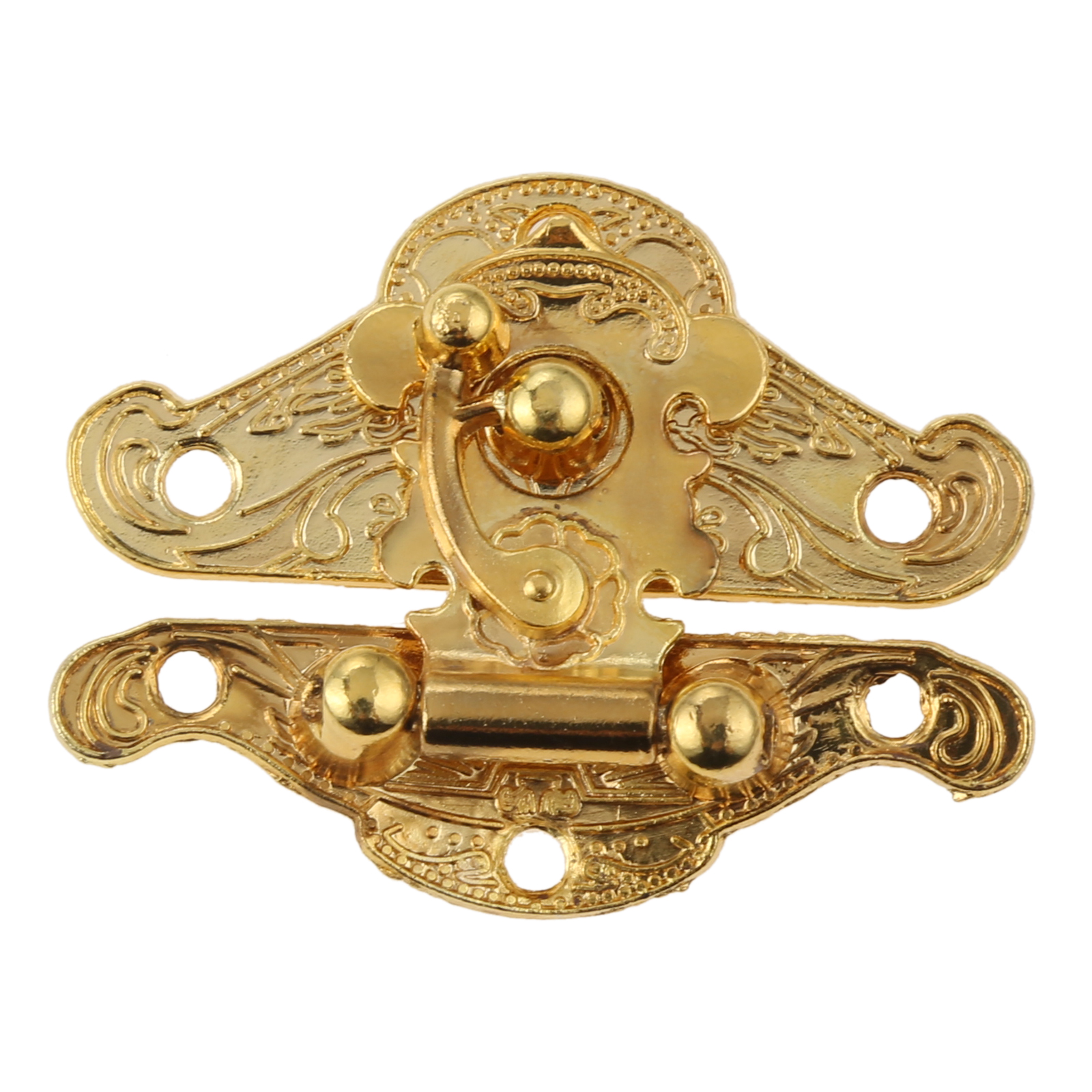 2 Pcs Antique Gold Box Hasp Lo - Furniture Joinery Hardware 评论和价格