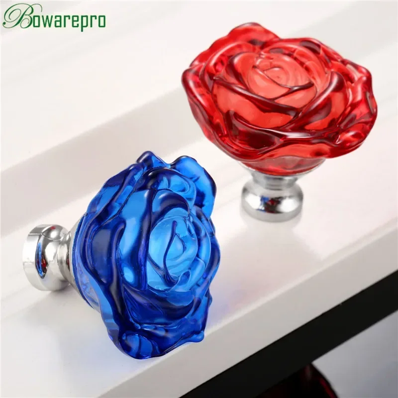 bowarepro 50MM Crystal Rose Gl - Furniture Hardware Handles 评论和价格