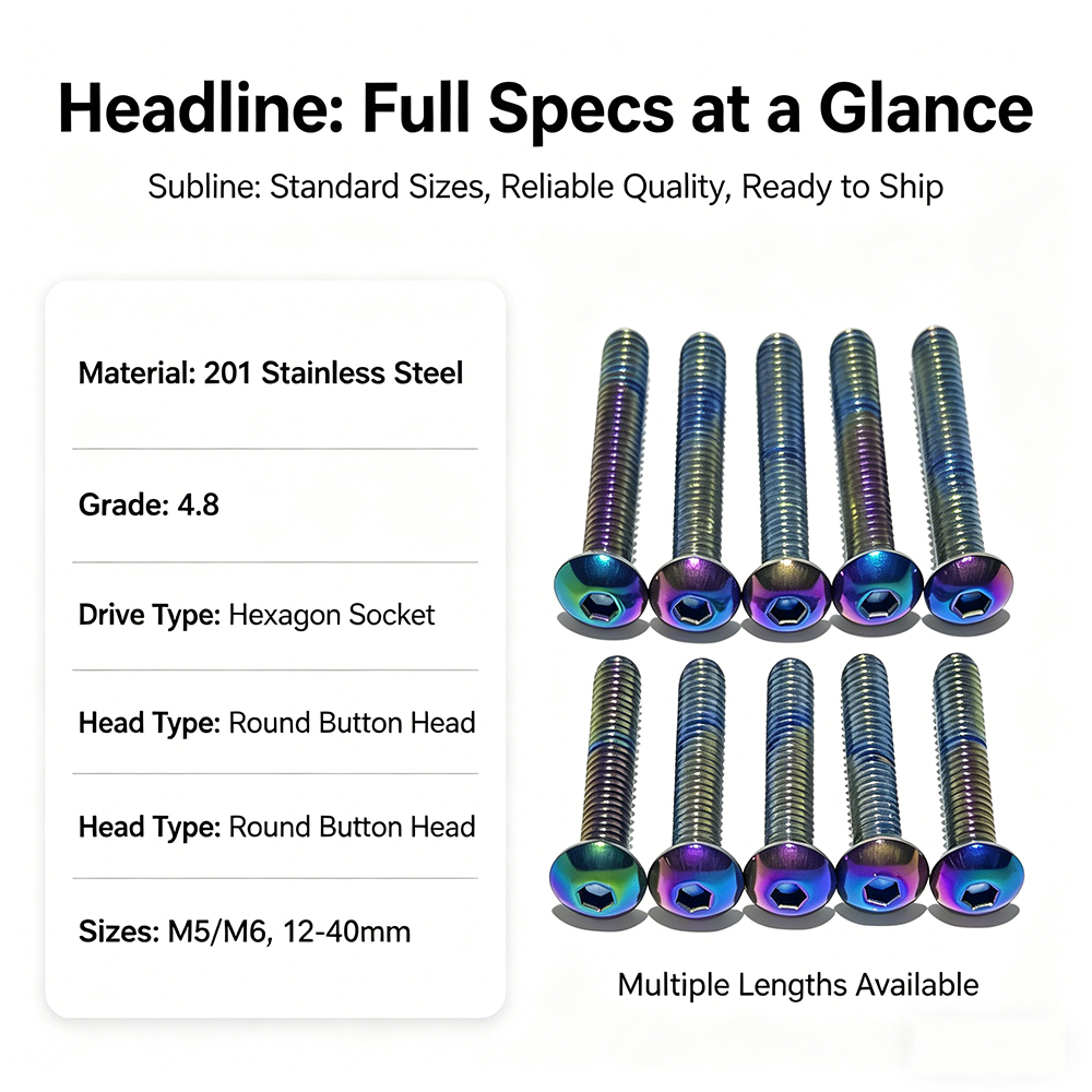 5pcs 201 Stainless Steel Round - Furniture Joinery Hardware 评论和价格