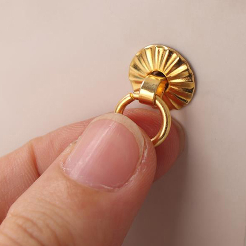 4pcs 1/12 Hardware Golden Meta - Furniture Hardware Handles 评论和价格