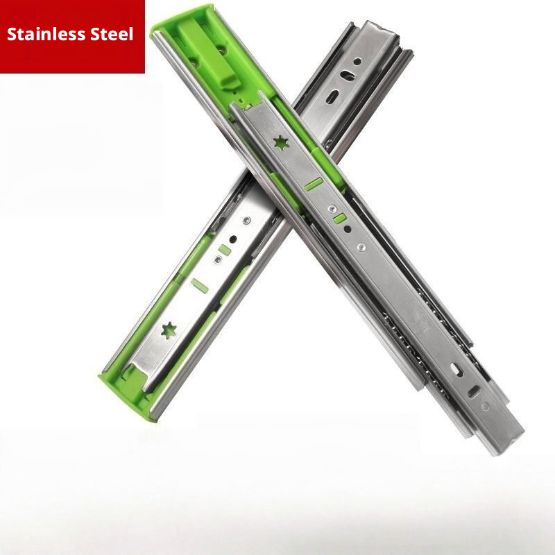 2Pcs Metal Buffer Drawer Slide - Furniture Hardware And Fittings 评论和价格