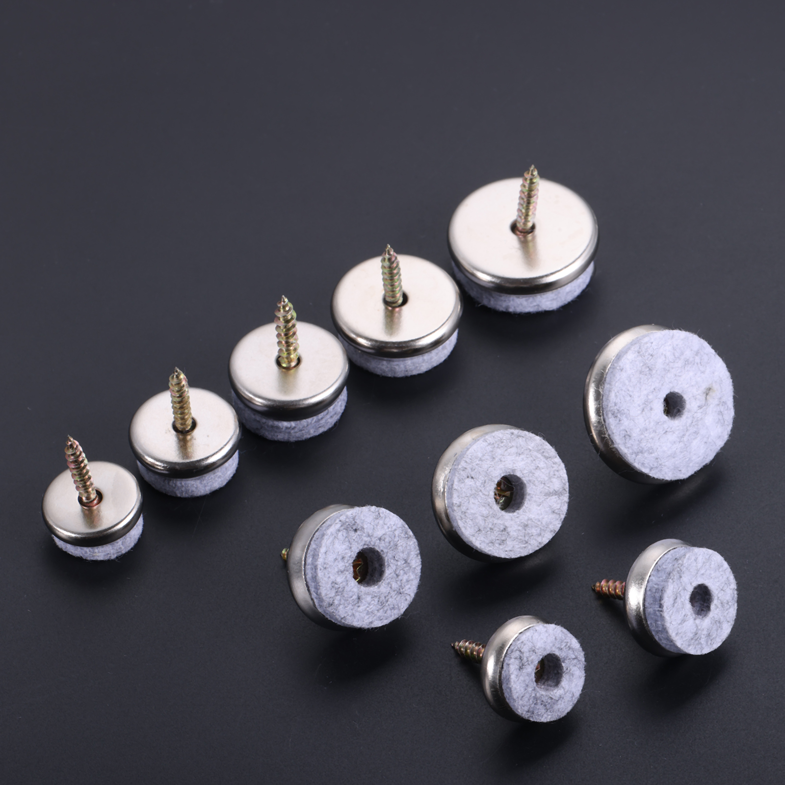10Pcs Gray Furniture Felt Glid - Furniture Hardware Wood 评论和价格
