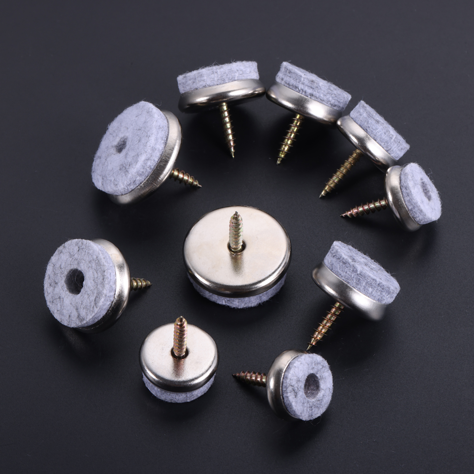 10Pcs Gray Furniture Felt Glid - Furniture Hardware Wood 评论和价格