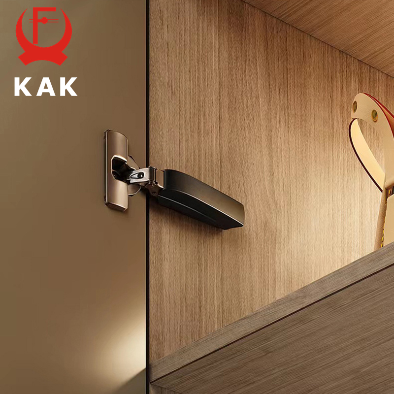 KAK 2PCS Hidden Hydraulic Kitc - Furniture Hardware Black 评论和价格