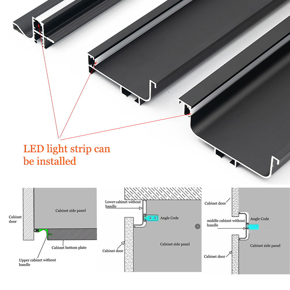 Long Cabinet Door Handles L-Sh - Furniture Joinery Hardware 评论和价格