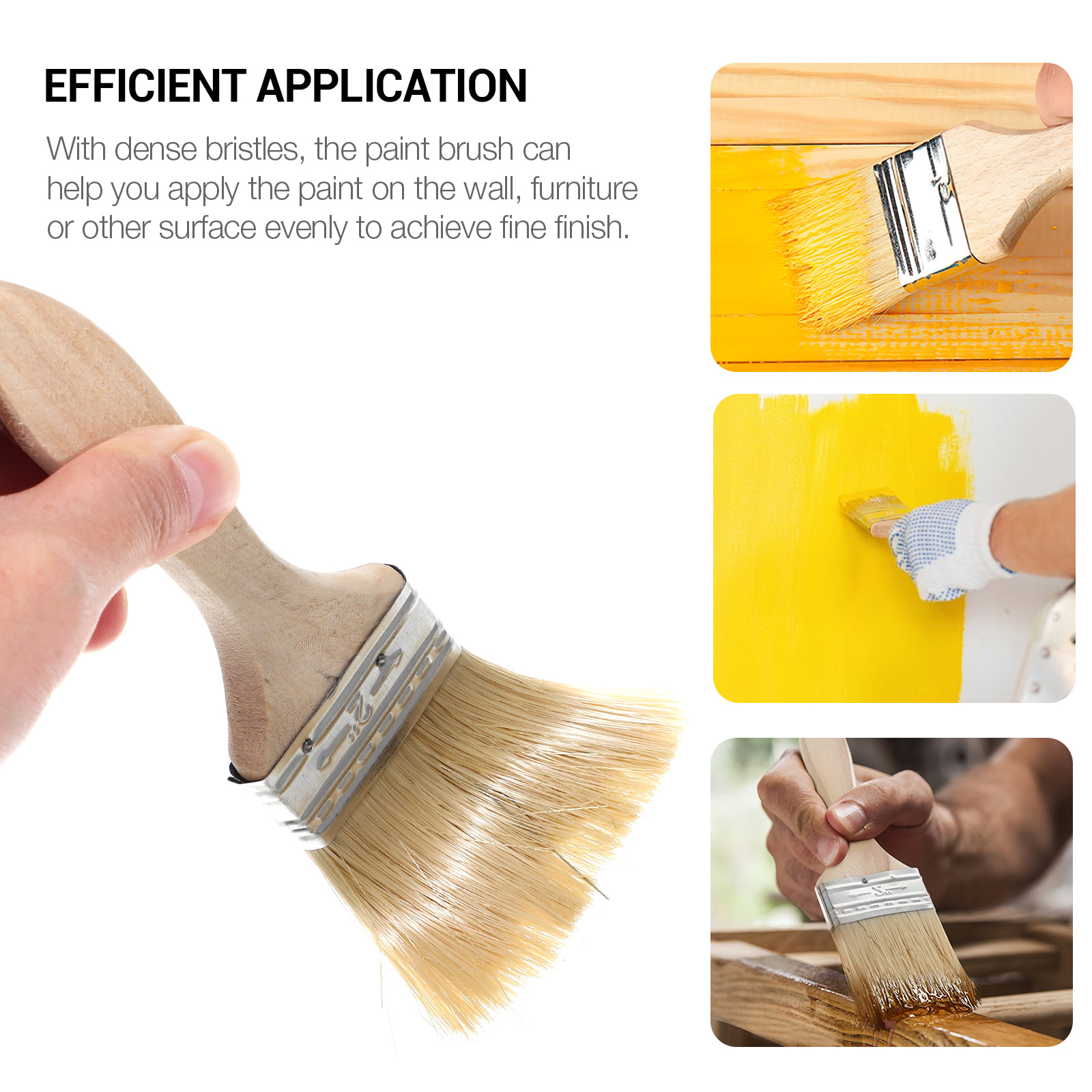 10 Pcs Thickened Wooden Handle - Furniture Hardware Wood 评论和价格