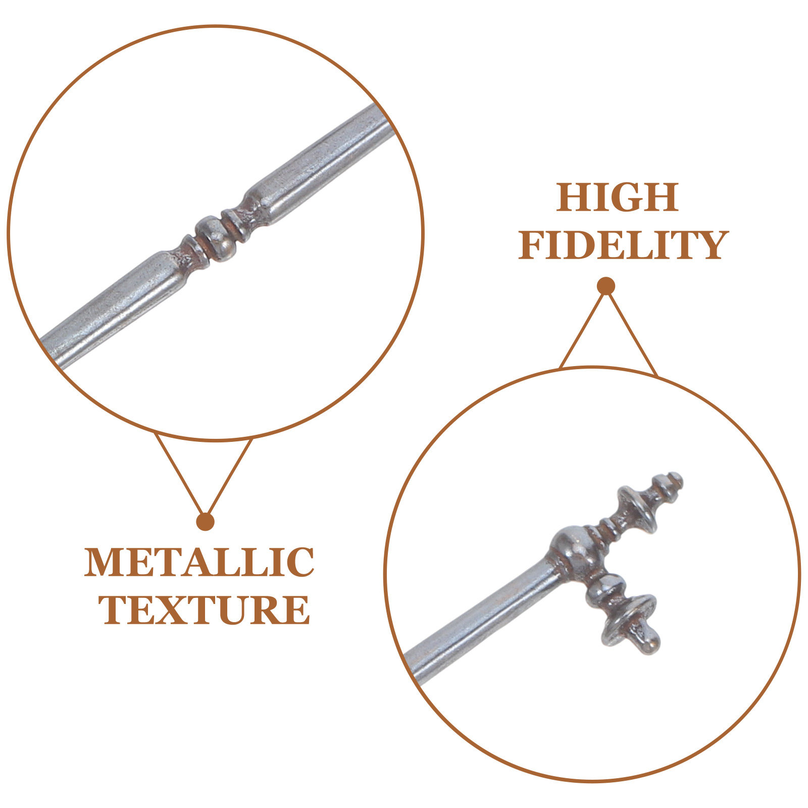 2Pcs Miniature Metal Vintage C - Furniture Hardware Handles 评论和价格